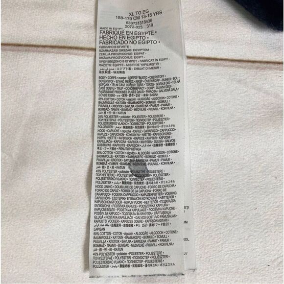 Levi’s Logo Waistband Pullover Hoodie Girls Size XL 13-15 Years - Picture 6 of 9